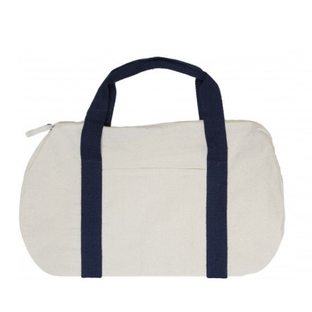 Le sac de sport coton zippé - 170 GR/M² bleu marine