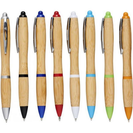 stylo bamboo plusieurs couleurs