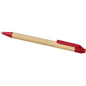 stylo carton recyclé  rouge