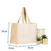 sac cabas coton mix taille