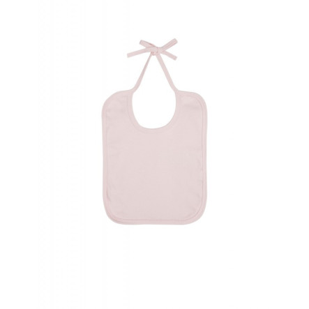 Bavoir bébé 100% coton Bio personnalisé rose