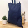 Tote bag en coton biologique bleu marine - fabrication en France