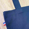 Tote bag en coton biologique bleu marine - fabrication en France - Bagart.fr