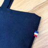 Tote bag en coton biologique bleu marine - fabrication française