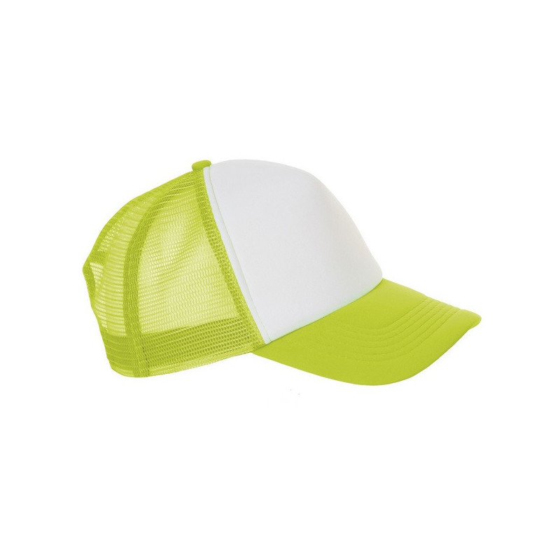 Casquette vert fluo