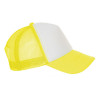 Casquette jaune fluo personnalisable