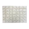 Puzzle français rectangle en bois à imprimer