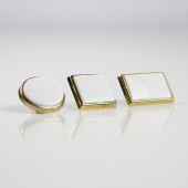 3 modèles Pin's rond argenté made in france personnalisable
