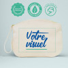 Votre visuel sur la Trousse en coton biologique l Atelier parisien de sac en coton personnalisé l Bagart.fr