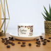 Tasse EXPRESSO avec soucoupe  sublimable dans nos ateliers