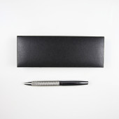 Stylo bille ECRITURE personnalisé en gravure avec son coffret noire