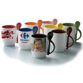 Mug BICOLOR avec cuillère