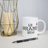 Le grand mug de 550 ml  - personnalisable dans nos ateliers