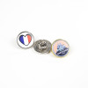 Le Pin's ROND Or - 20 mm - Made in france