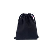 Pochon coton CRIMEE S - 250 GR/M² - made in France - 100% bio - couleur noir - impression numérique