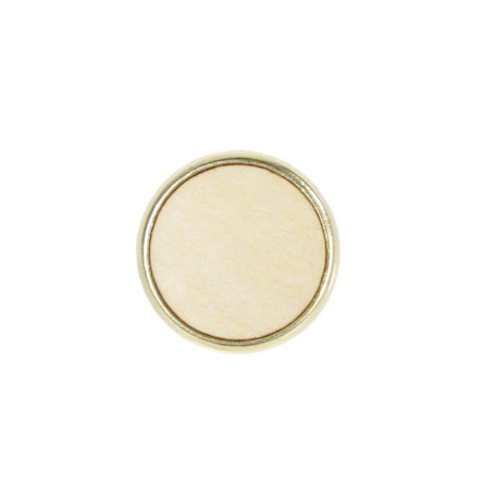 Pin's rond bois or - 20mm - personnalisable en ligne