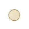 Pin's rond bois or - 20mm - personnalisable en ligne