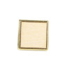 Pin's carré bois or - 18mm