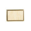 Pin's rectangulaire bois Or - 24x18mm - personnalisable en ligne
