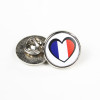 Pin's Rond Argent - 25 mm - personnalisable