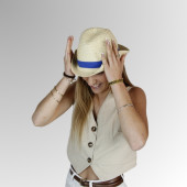 Chapeau de paille CAPIRA - personnalisable