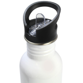 Gourde personnalisée en acier inoxydable avec bouchon paille - France