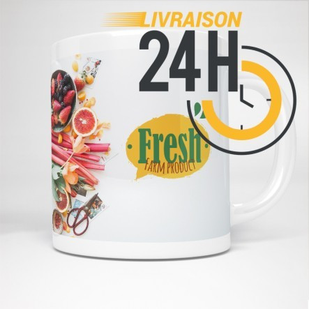 Mug en céramique personnalisé| 24H Chrono