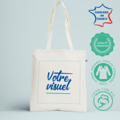 Tote bag biologique fabrication française l Atelier parisien de sac en coton personnalisé avec votre visuel l Bagart.fr