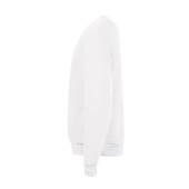 Sweat français personnalisable - Made in France - blanc - côté