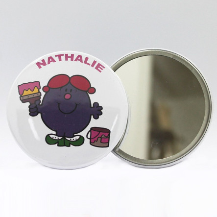 Miroir de poche fabriqué en  France dans notre atelier