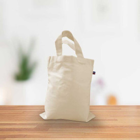 Petit sac coton LOURMEL - 250 GR/M² - made in France - 100% bio - couleur écru