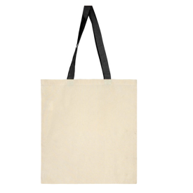 Sac coton SUNNY color - noir