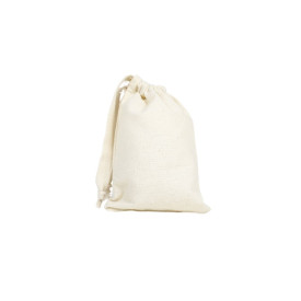 Pochon coton XS Lanière - écru - personnalisable sur bagart.fr