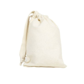 Pochon coton S Lanière - écru - personnalisable sur bagart.fr