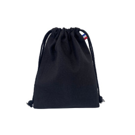 Pochon coton CRIMEE M - 250 GR/M² - made in France - impression quadrinumérique - noir